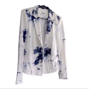 AIRFIELD Santorin Fitted Jersey Tie-Dye Blazer Size Medium